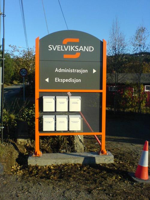 Kongsberg Tynnplate Nelstrøm Dekor skilt svelviksand